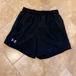 Under Armour Black and Gray Men's Training Shorts
